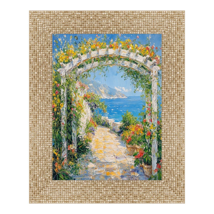 32x48 Frame Bright Gold Glitter Metallic Picture Frame - Modern Disco Retro