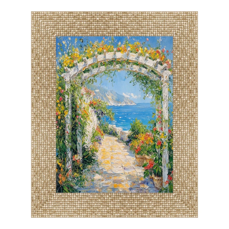 9x12 Frame Bright Gold Glitter Metallic Picture Frame - Modern Disco Retro