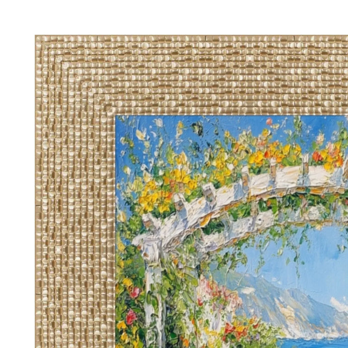 12x16 Frame Bright Gold Glitter Metallic Picture Frame - Modern Disco Retro