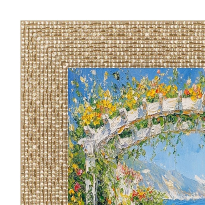 32x48 Frame Bright Gold Glitter Metallic Picture Frame - Modern Disco Retro