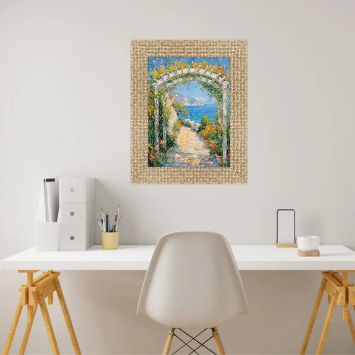 32x48 Frame Bright Gold Glitter Metallic Picture Frame - Modern Disco Retro