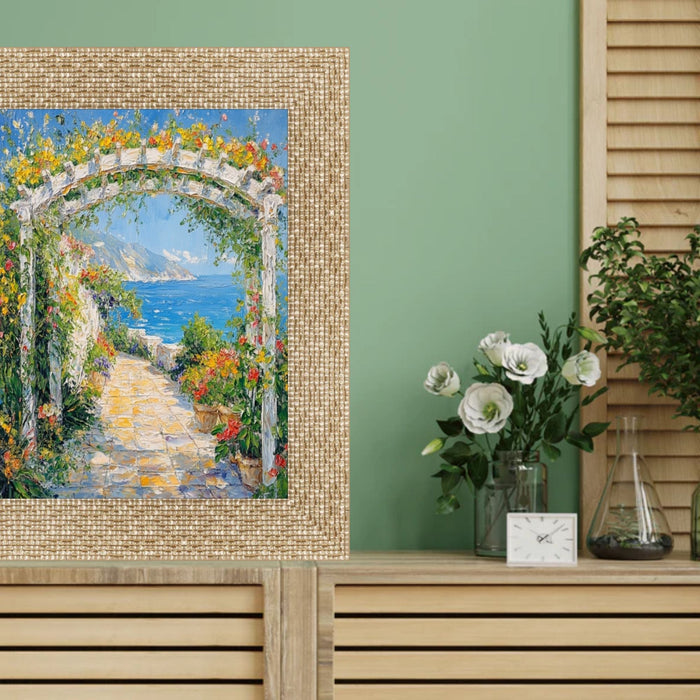32x48 Frame Bright Gold Glitter Metallic Picture Frame - Modern Disco Retro
