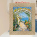 28x28 Frame Bright Gold Glitter Metallic Picture Frame - Modern Disco Retro