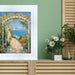 32x48 Frame Wide Bright White Glitter Gloss Picture Frame