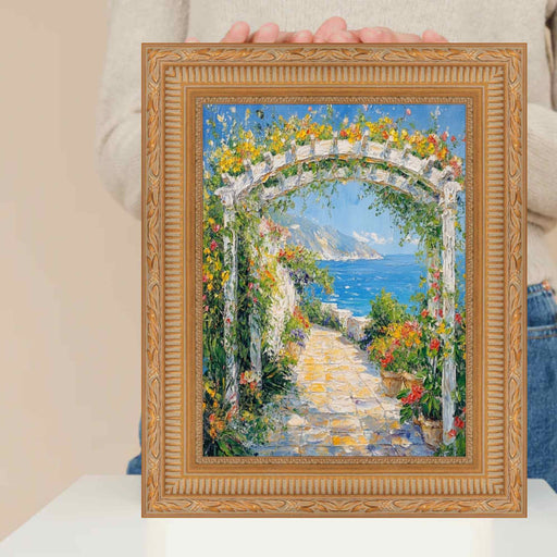 32x48 Frame Wide Colosseum Gold Leaf Scoop Picture Frame