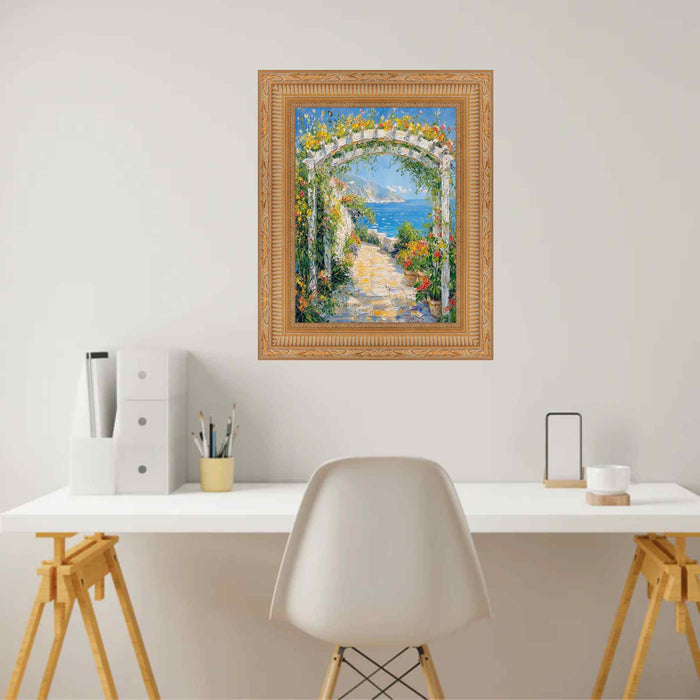 32x48 Frame Wide Colosseum Gold Leaf Scoop Picture Frame