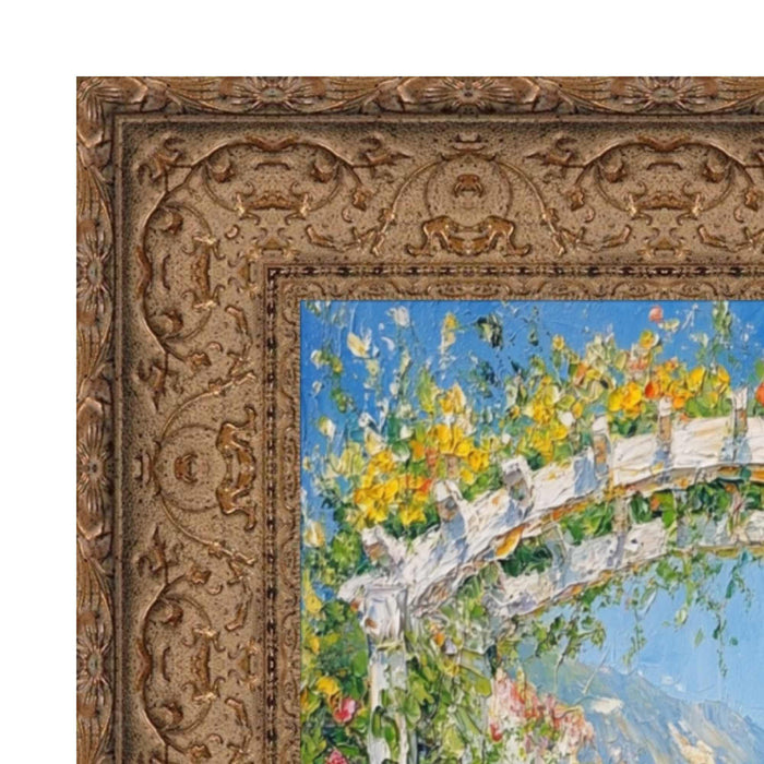 32x48 Frame Wide Dark Gold Ornate Vine Picture Frame