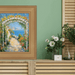 32x48 Frame Wide Gold Flat Panel Picture Frame