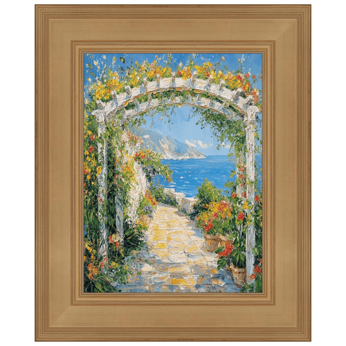 32x48 Frame Wide Gold Flat Panel Picture Frame
