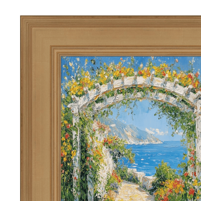 32x48 Frame Wide Gold Flat Panel Picture Frame