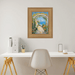32x48 Frame Wide Gold Flat Panel Picture Frame