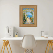 18x24 Frame Wide Gold Flat Panel Picture Frame