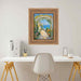 Wide Gold Ornate Floral Picture Frame Office Décor