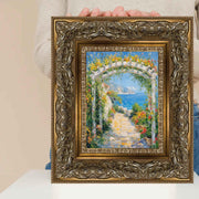 25x25 Frame Ornate Wide Italian Baroque Antique Silver Picture Frame