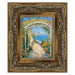 32x48 Frame Ornate Wide Italian Baroque Antique Silver Picture Frame