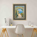 32x48 Frame Wide Luxury Burgundy Gold Panel Picture Frame