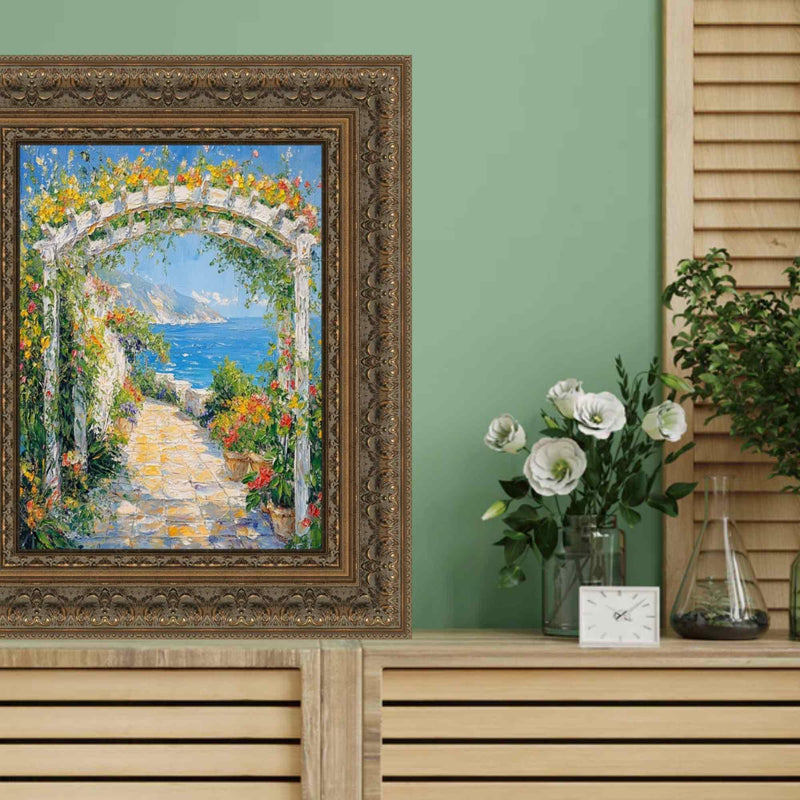 12x12 Frame Wide Luxury Vintage Antique Gold Picture Frame