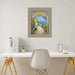 10x14 Frame Wide Rustic Light White Grain Wood Picture Frame