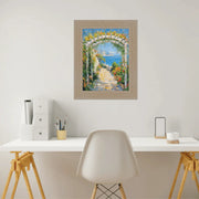 22x30 Frame Wide Rustic Light White Grain Wood Picture Frame