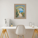 30x40 Frame Wide Rustic Light White Grain Wood Picture Frame