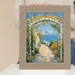 32x48 Frame Wide Rustic Light White Grain Wood Picture Frame