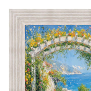 32x48 Frame Wide Rustic Wood Grain White Wash Picture Frame