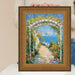 13x16 Frame Wide Scoop Brushed Gold Picture Frame
