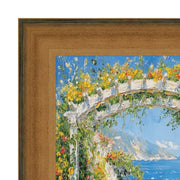 32x24 Frame Wide Scoop Brushed Gold Picture Frame