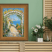 32x48 Frame Wide Scoop Brushed Gold Picture Frame