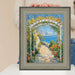 20x40 Frame Wide Scoop Brushed Silver Picture Frame