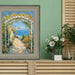 20x40 Frame Wide Scoop Brushed Silver Picture Frame
