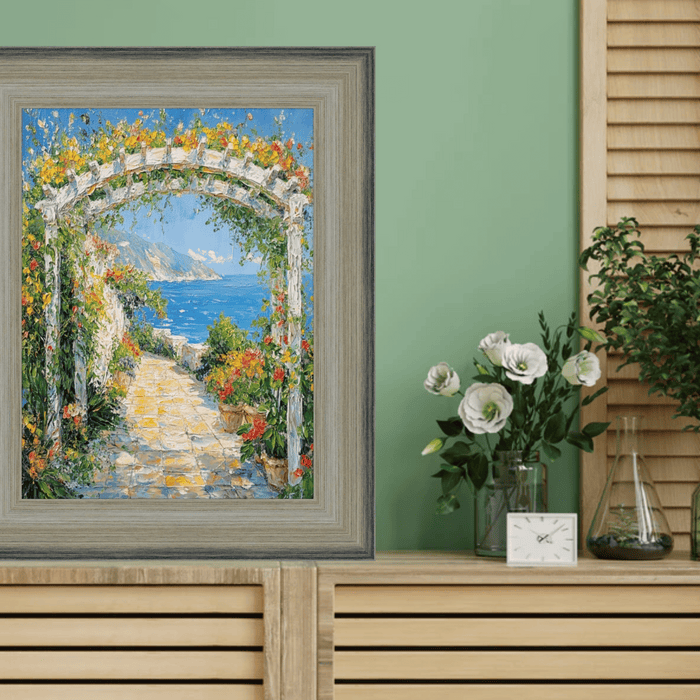 32x48 Frame Wide Scoop Brushed Silver Picture Frame