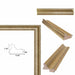 12x18 Frame Wide Silver Leaf Scoop With Beads Picture Frame