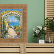 9x12 Frame Wide Sistine Chapel Gold Italian Picture Frame