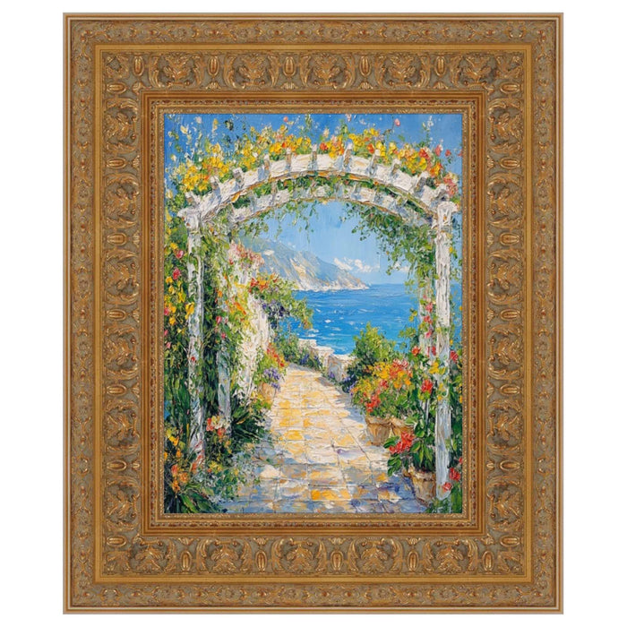 32x48 Frame Traditional Italian Carved Ornate Gold Leaf Picture Frame