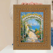 9x12 Frame Traditional Italian Carved Ornate Gold Leaf Picture Frame