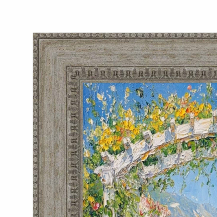 32x48 Frame Wide Vintage Silver Traditional Picture Frame