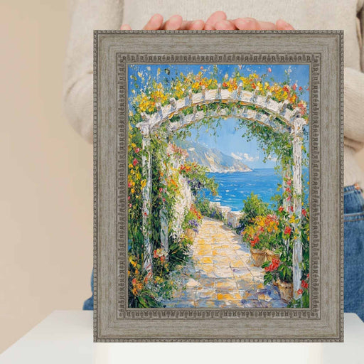 22x28 Frame Wide Vintage Silver Traditional Picture Frame