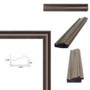 22x22 Frame Wide Vintage Silver Traditional Picture Frame