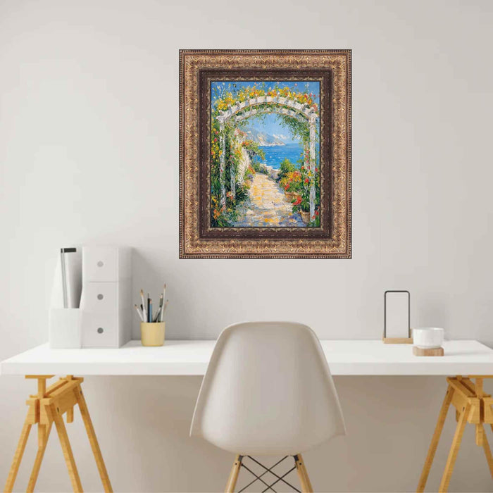 24x24 Frame Wide Vintage Spanish Gold Ornate Picture Frame