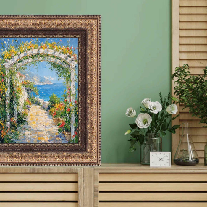 24x24 Frame Wide Vintage Spanish Gold Ornate Picture Frame