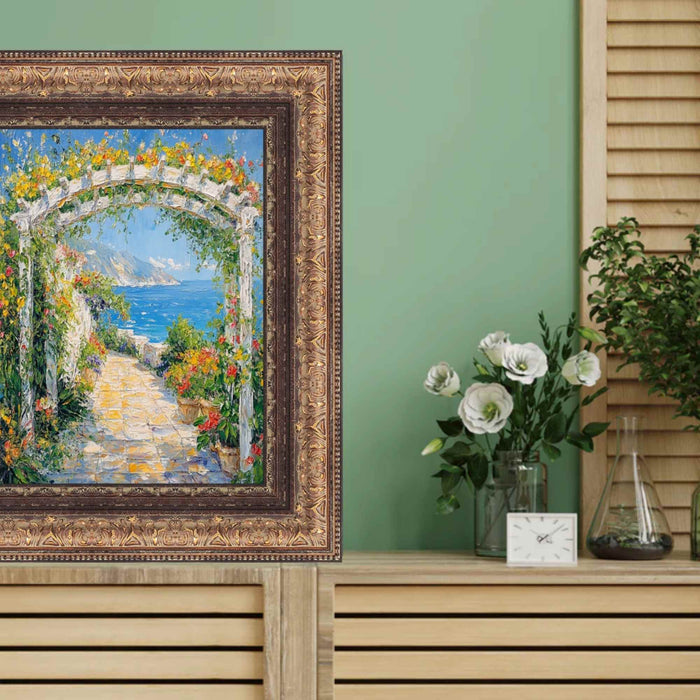 32x48 Frame Wide Vintage Spanish Gold Ornate Picture Frame
