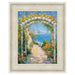 12x16 Frame Wide White Wash Scoop Wooden Picture Frame
