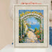12x16 Frame Wide White Wash Scoop Wooden Picture Frame