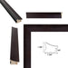 32x48 Frame Wood Grain Mahogany Ven Slope Picture Frame