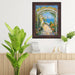 32x48 Frame Wood Grain Mahogany Ven Slope Picture Frame