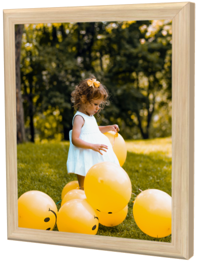 Gallery Wall Natural Maple Wood Frames - New Jersey Frame Shop Custom Framing