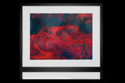 Abstract Red Black wall art Canvas print Canvas Prints Framed art - Modern Memory Design Picture frames - New Jersey Frame shop custom framing