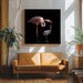 Become pink by Mathilde Guillemot Square Canvas Print Art for Modern Home Decor. Decorate your office or living room with canvas artwork