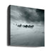 Snowy field by Shu-Guang Yang Square Canvas Print Art for Modern Home Decor. Decorate your office or living room with canvas artwork